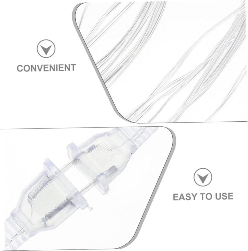 قطعتان من كابل تمديد ضوء الستارة LED بطول 3 أمتار بتصميم غير متشابك لتزيين المنزل والحفلات - Image 4